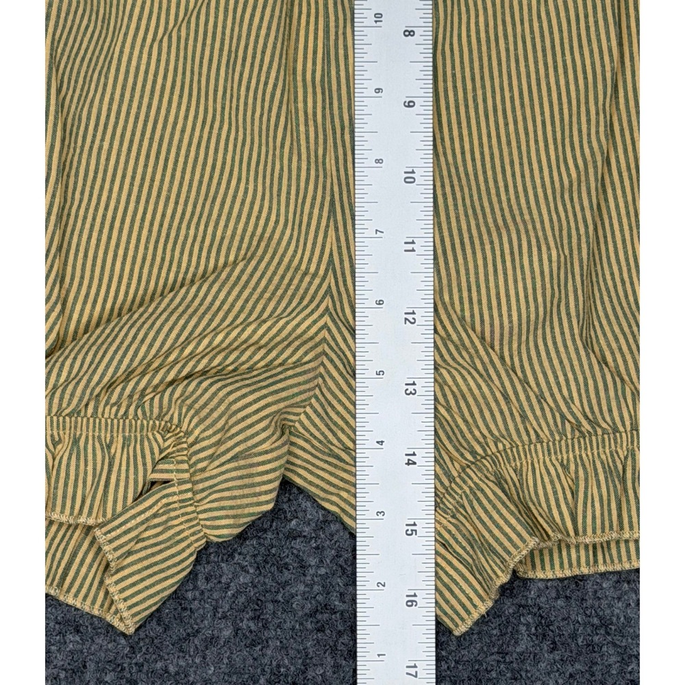 Sonderhaus Romeo Bloomers 2XL Yellow Green Striped Ruffle Boxer Shorts - Picture 6 of 8